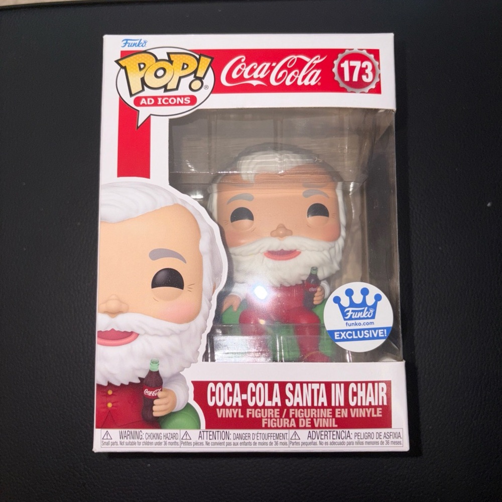 Funko Pop! Ad Icons Exclusive Coca-Cola Santa In Chair #173